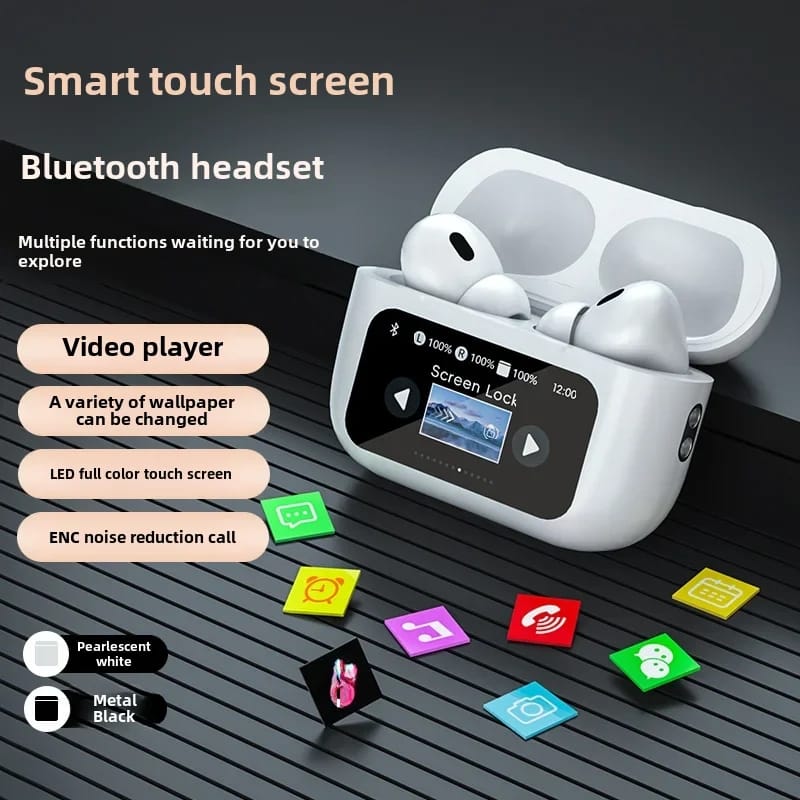 Wireless Bluetooth Earphones with Touch Screen 🅱