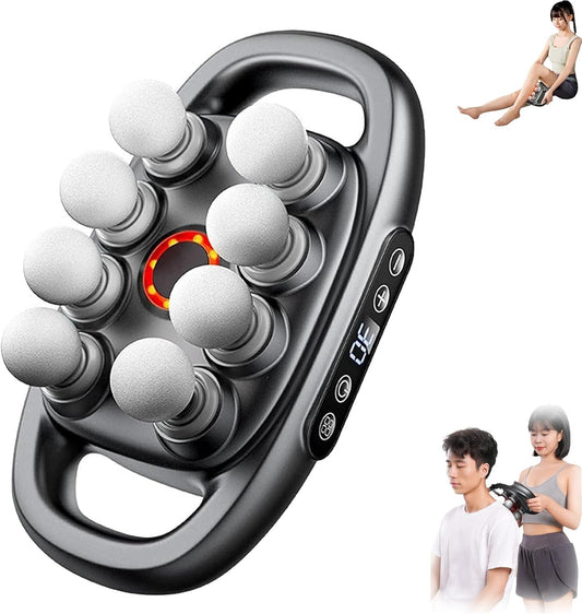 8-Headed Massage Gun for Full Body Muscle Relaxation Pain Relief