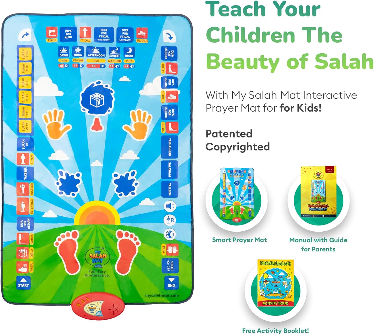 EDUCATIONAL PRAYER MAT Fun, Easy & Interactive 🅱