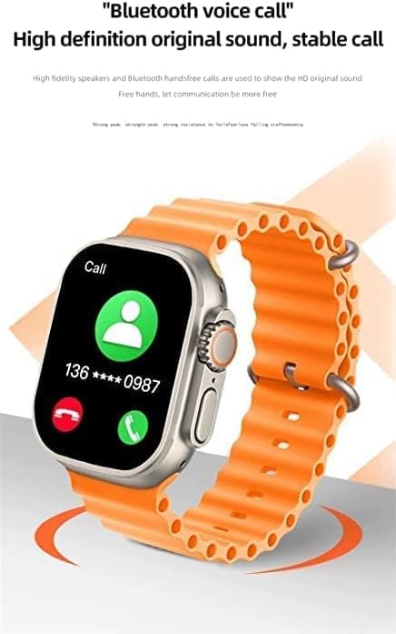 Orange X8 Ultra Smart Watch (ORANGE), Bluetooth, Cellular 🅱