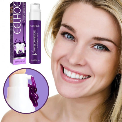 EELHOE PURPLE WHITENING TOOTHPASTE STAIN REMOVAL 🅱