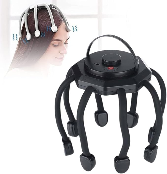 360° Bliss: Experience Relaxation with Our Ultra Head Massager 🅱