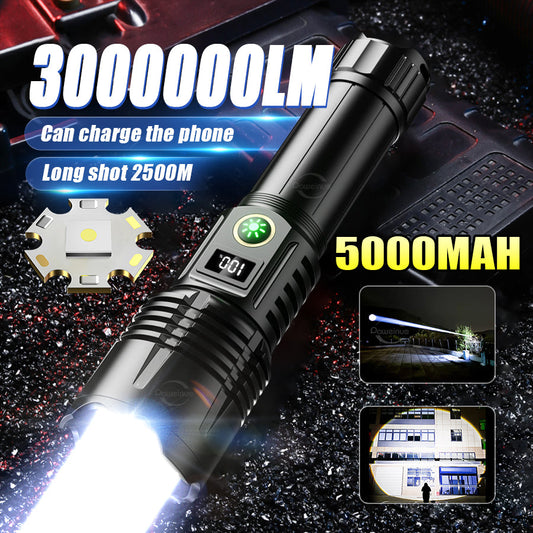 Powerful LED Flashlight Battery 🅱