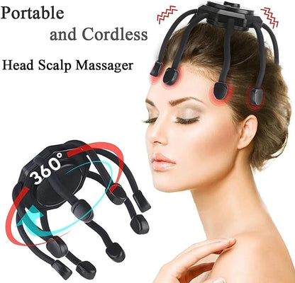 360° Bliss: Experience Relaxation with Our Ultra Head Massager 🅱