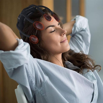 360° Bliss: Experience Relaxation with Our Ultra Head Massager 🅱