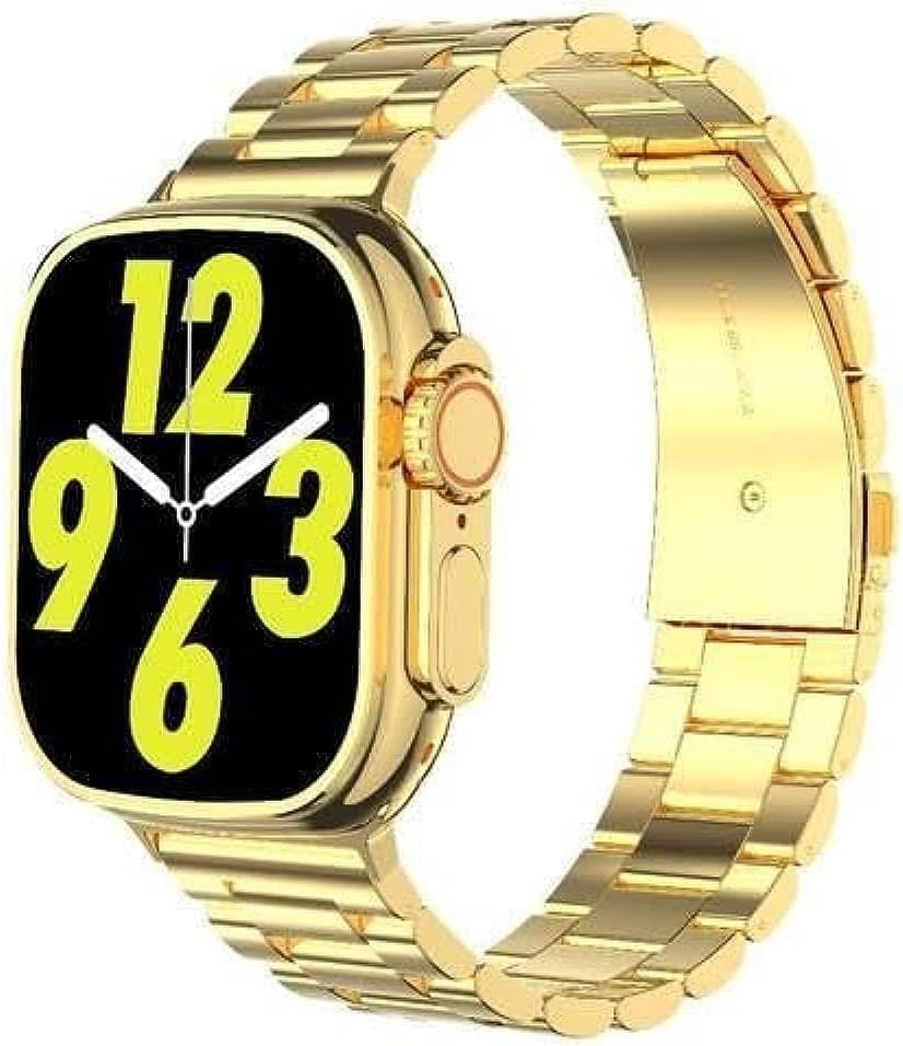 Gold Ultra Watch - with Sports & Health Tracker, GPS, NFC, and Wireless Charging 🅱