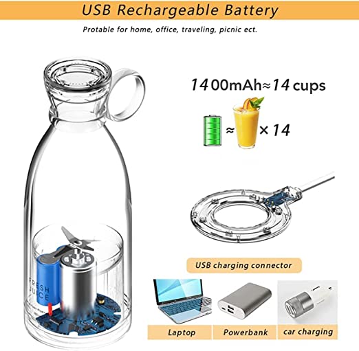 USB Rechargeable Mini Juicer Blender 🅱