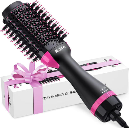 One Step Hair Dryer and Volumizer Round Hot Air Brush 🅱