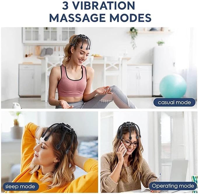 360° Bliss: Experience Relaxation with Our Ultra Head Massager 🅱