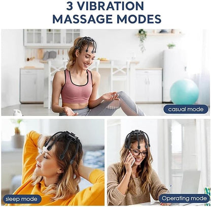 360° Bliss: Experience Relaxation with Our Ultra Head Massager 🅱