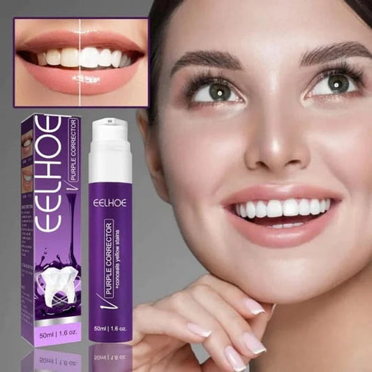 EELHOE PURPLE WHITENING TOOTHPASTE STAIN REMOVAL 🅱