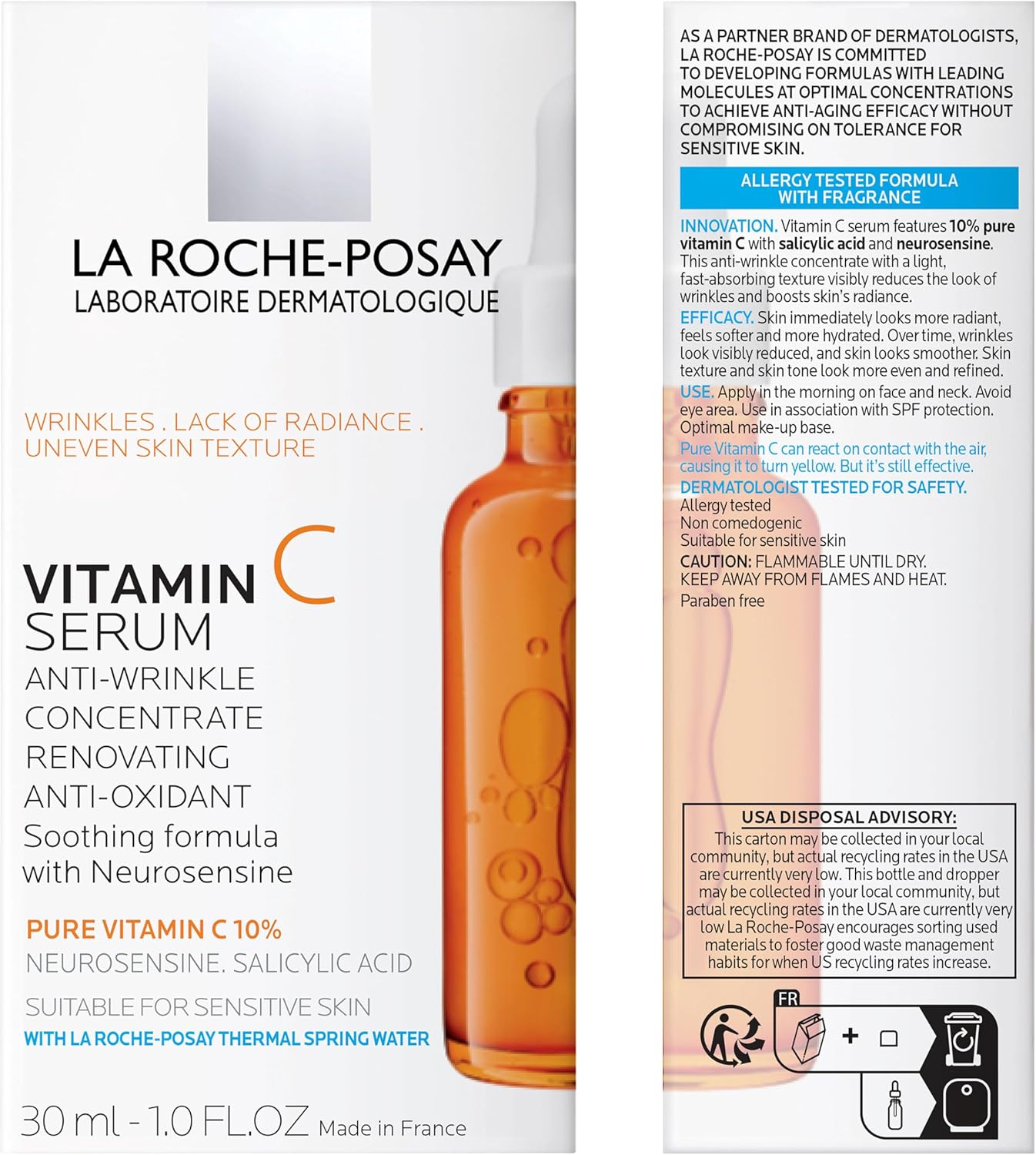 LA ROCHE-POSAY Pure Vitamin C10 Serum 30 ml  🅱