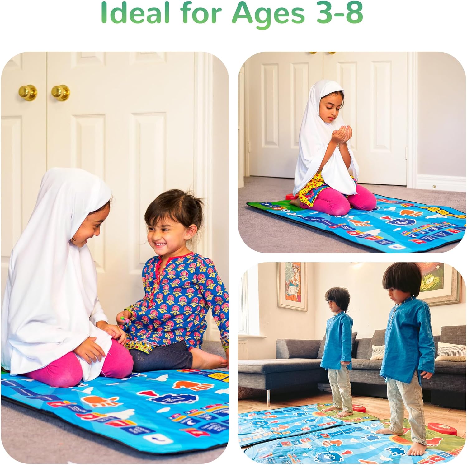 EDUCATIONAL PRAYER MAT Fun, Easy & Interactive 🅱