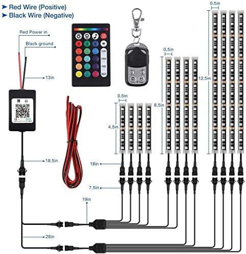 LED Bluetooth Lights for Bike and Car 🅱