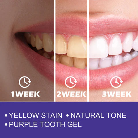 EELHOE PURPLE WHITENING TOOTHPASTE STAIN REMOVAL 🅱