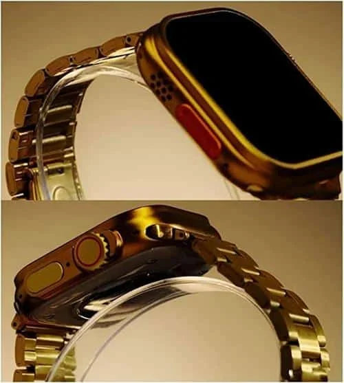 Gold Ultra Watch - with Sports & Health Tracker, GPS, NFC, and Wireless Charging 🅱