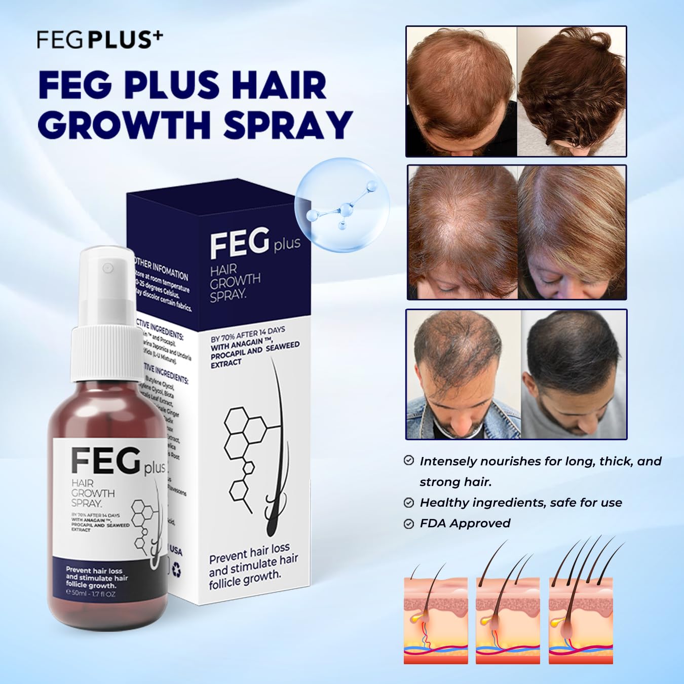 FEG Plus Hair Spray 🅱