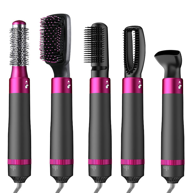 5-in-1 Hot Air Brush: Dry, Style, Volumize Ionic Bliss Hot Air Brush for Perfect Hair 🅱