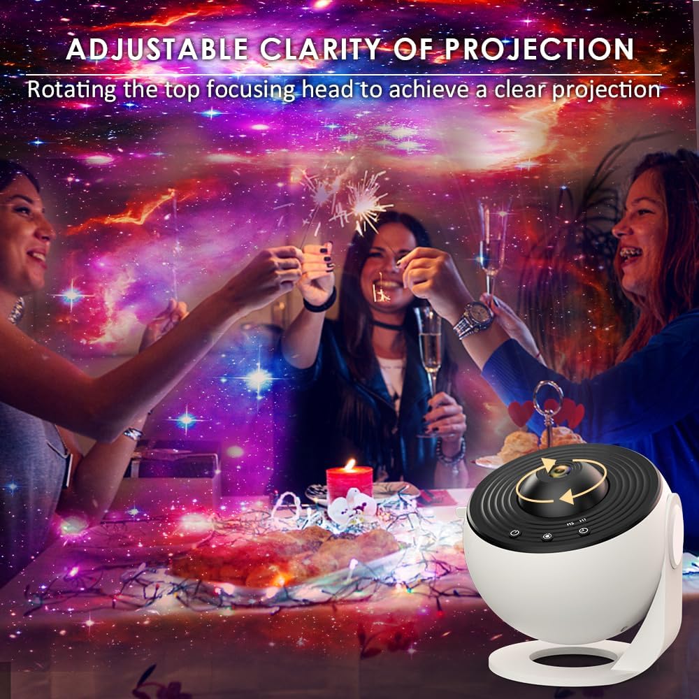 Night Sky Projector Galaxy Projector Star Projector for Bedroom 360° Rotating 🅱